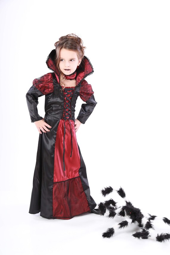 Girls Vampire Witch costume for kids Halloween Costume Vampire | Etsy