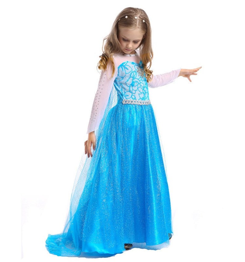 Frozen costume Elsa costume Elsa inspired dress Elsa inspired Etsy