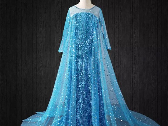 elsa inspired gown