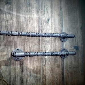 Industrial design towel rack, Bathroom towel rail, Towel rail, Towel bar, Towel holder, Wall mounted towel rack, Pipe towel rack, 6&quot; to 21&quot;