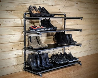 Multiple tier shoe rack - storage solution for your entryway or walk in closet