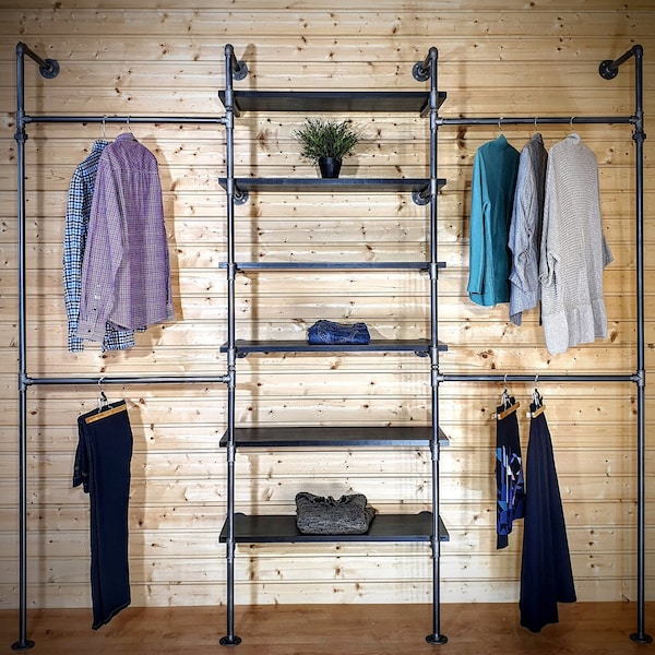 Open wardrobe / Custom closet system / Closet storage system / Modular closet system / Closet shelving system