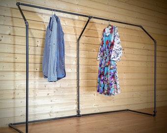 Free standing clothes rack - garment retail display