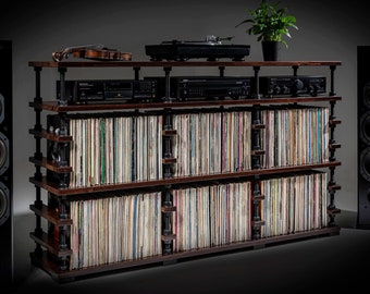 Record Storage Organizer for 70 Vinyl Albums with Metal Rack - China Storage  Rack and Shelf price