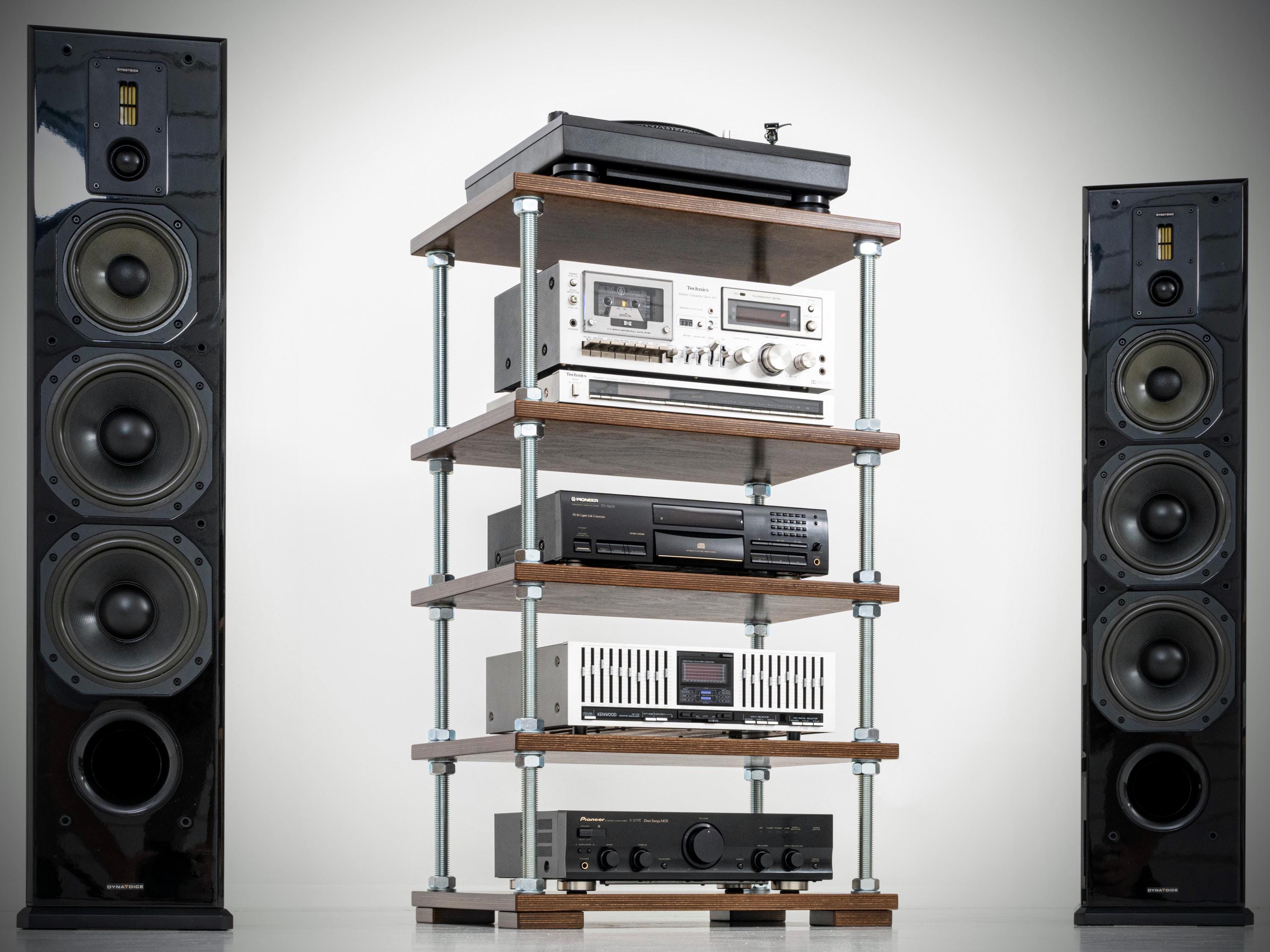 Adjustable Hifi Audio Rack - Heavy Duty Audio Rack | Custom Hifi ...