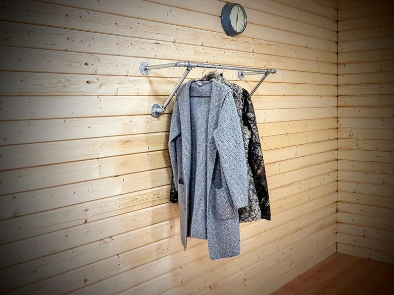 Heavy Duty Wall Mounted Clothes Rack Image 0