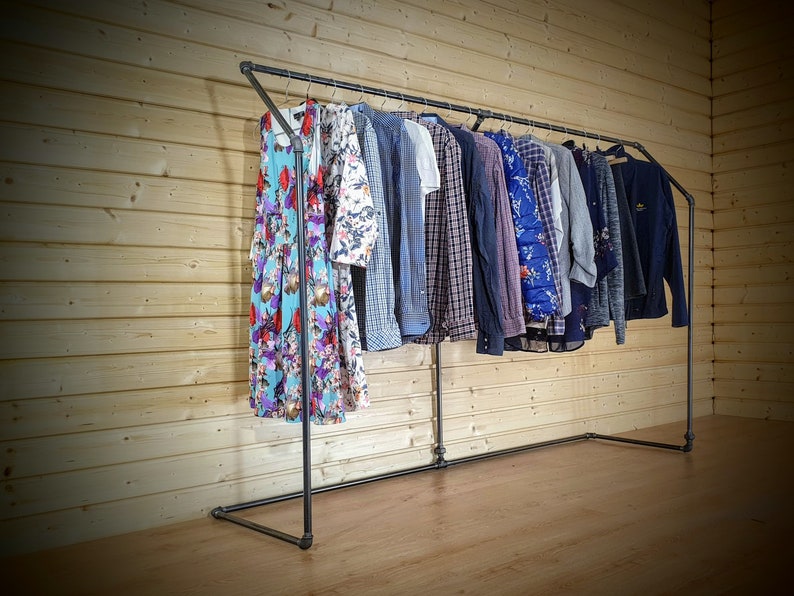 Free Standing Clothes Rack Collapsible Clothing Rack / Etsy UK