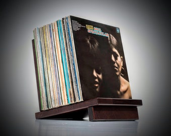 Vinyl record display rack, Wooden vinyl record stand, Vinyl record display, LP Storage, Vinyl record holder, Record holder stand
