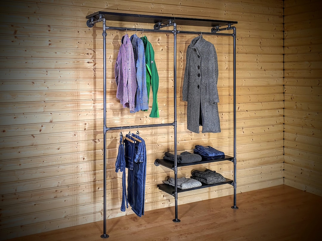 Clothes Rack With Shelves Clothes Display Rack Commercial