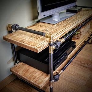 Brass media console deals
