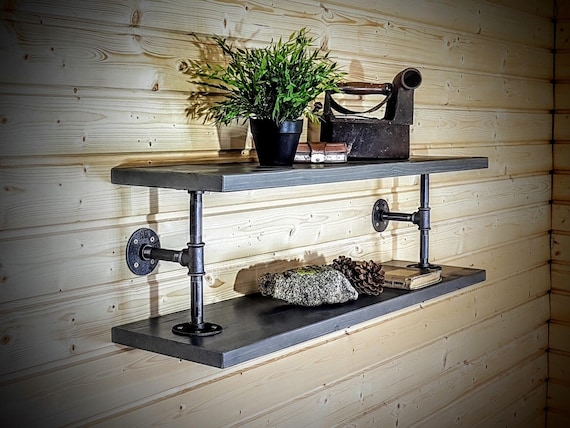 Shelves, Wall shelves, Wooden shelves, Bookcase, Wall bookshelves, Hanging shelves, Mounted shelves, Custom shelving, Pipe shelf, Steampunk