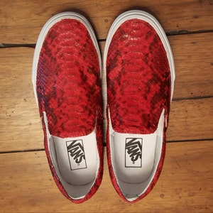 LEATHER PYTHON SHOES