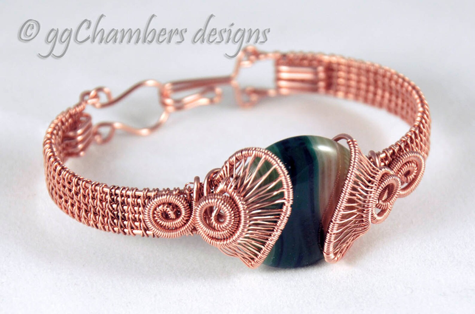 Woven Wire Helix Beaded Bracelet Tutorial Etsy