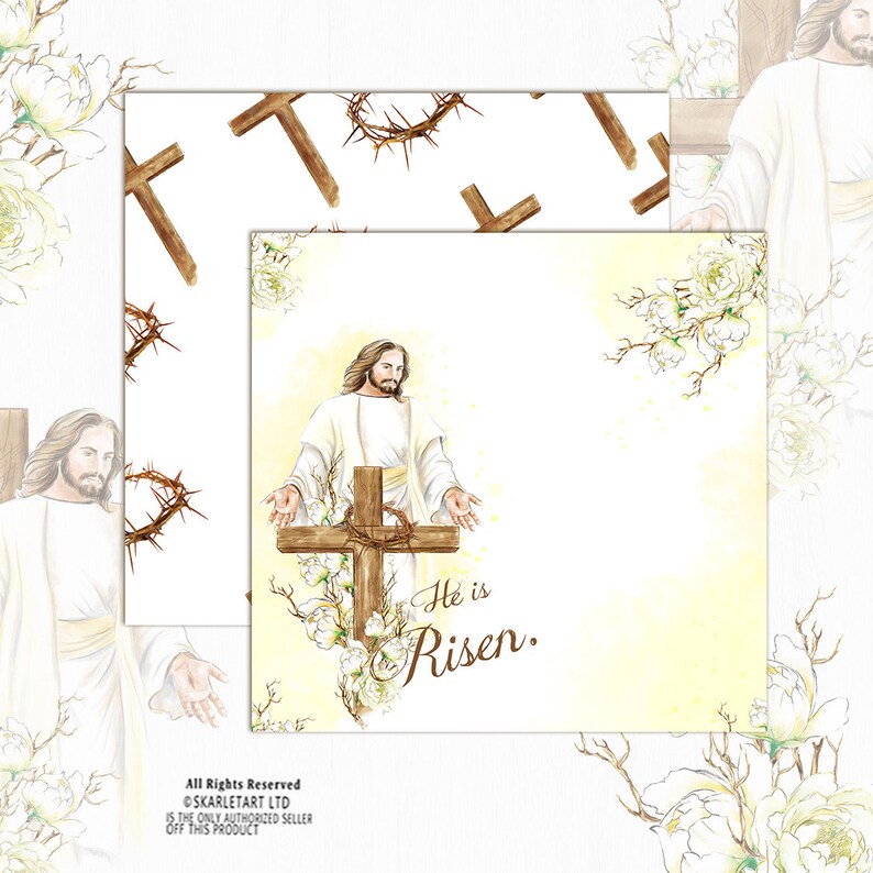 Easter Paper Pack, Jesus Paper, Resurrection,printable Easter ...