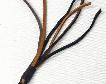 Leather Suede Tassel Cat Toy Attachment, Interactive Wand Play