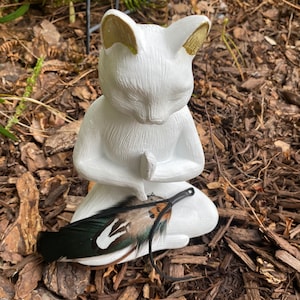 Feather & Suede Tassel Cat Teaser Toy Attachment (use with wood teaser wand)