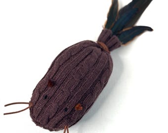 Woodland Vole™ Cat Toy for Cuddle, Kick & Carry Play, Large Kicker Toy, Cat Enrichment Toy