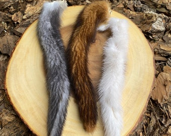 Mink Tail Cat Toy Attachment