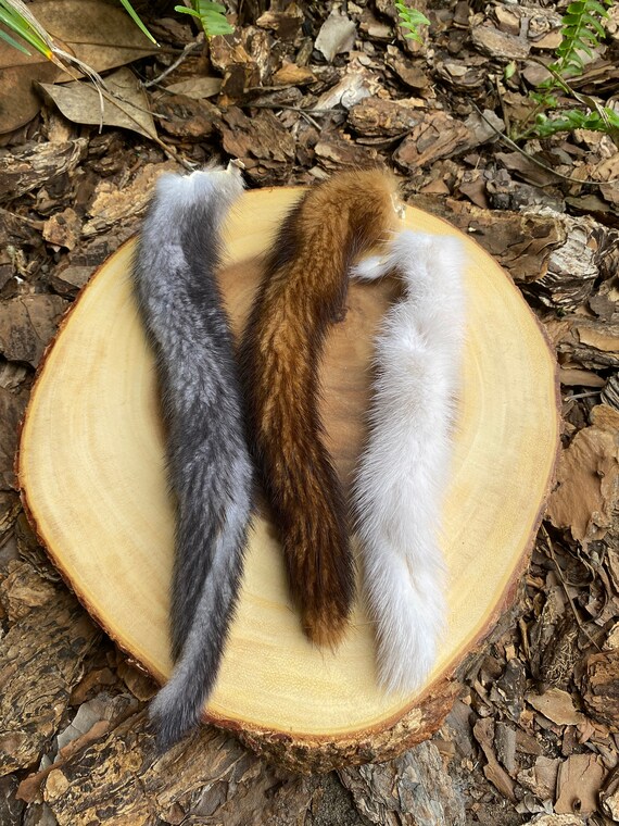 Mink Tail Cat Toy Attachment