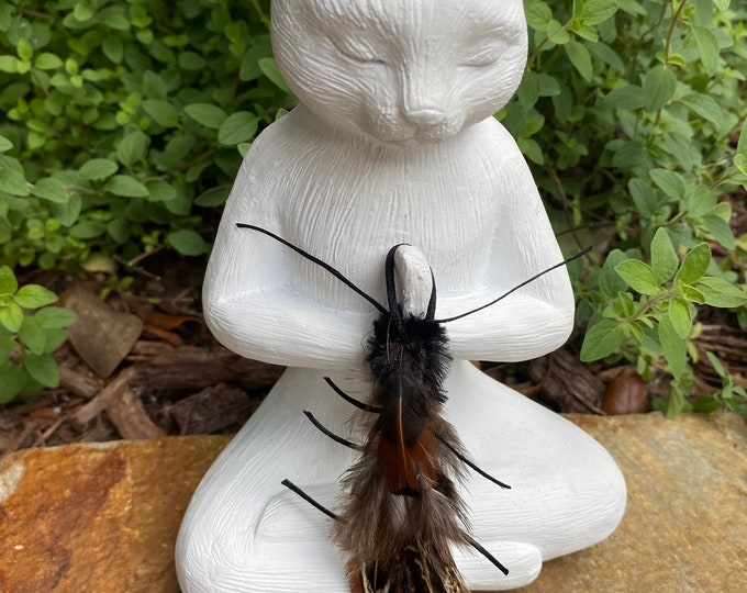 Featured listing image: Florida Flying Cockroach Cat Teaser Toy Attachment (use with wood teaser wand)