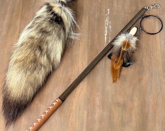 Hunt and Catch Duo Kit | Interactive Wand Toy and Kicker Set | Natural Cat Enrichment