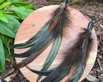 Natural Rooster Tail Feather Cat Wand Attachment – Irresistible Interactive Toy for Cats