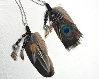 Feather Car Charm: Boho Essential Oil Diffuser Keychain, Backpack, Aromatherapy Jewelry