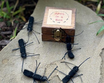 Box of Ants Felt Toss, Scatter and Chase Cat Toys