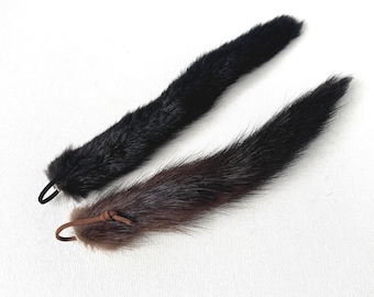 Mink Tail Cat Toy Attachment