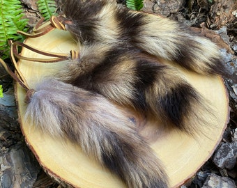 Raccoon Tail Cuddle, Carry and Kick Cat Toy