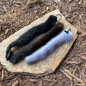 Mink Tail Cat Toy Attachment