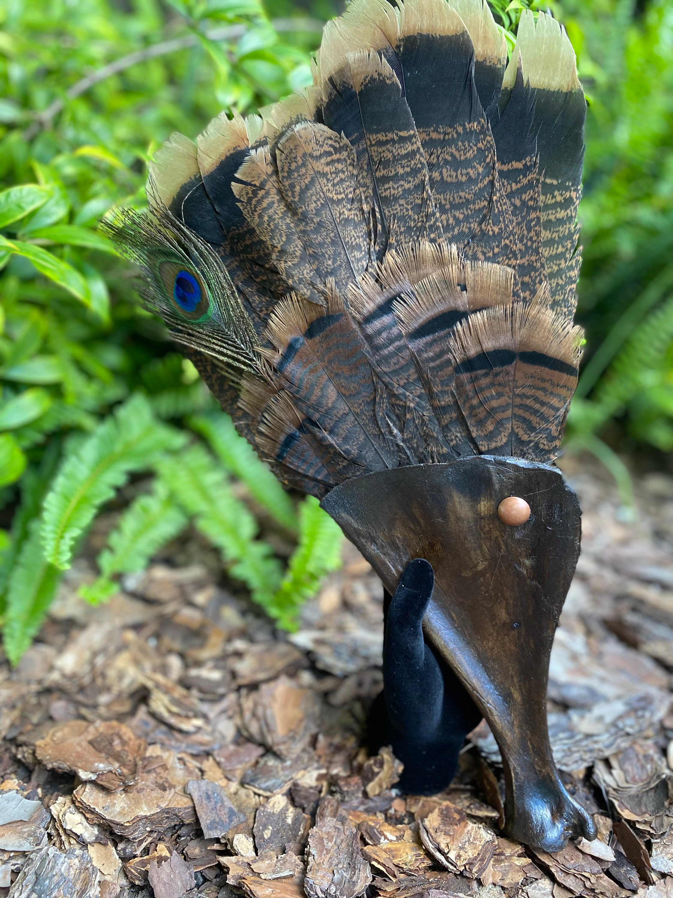 smudge-fan-with-turkey-tail-feathers-on-bone-handle