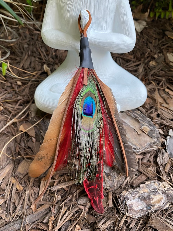 Kyo’s Colorful Exotic  Feather Cat Teaser Toy Attachment