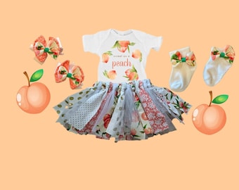 Peaches birthday party, peach birthday, peach party, sweet one, 1st birthday, first birthday, peach tutu, peach outfit, sweet as a peach