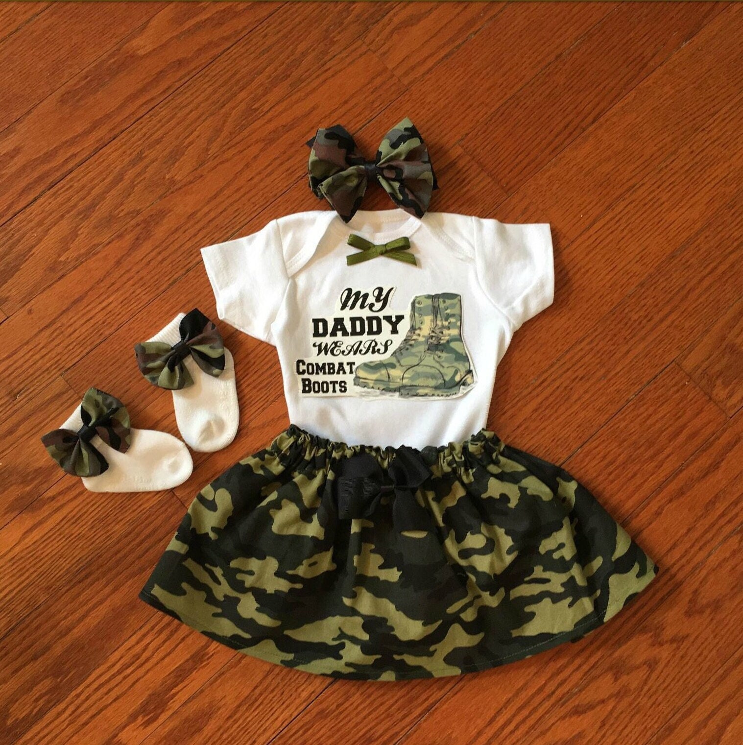 BTS (방탄소년단) Baby Army Bodysuit