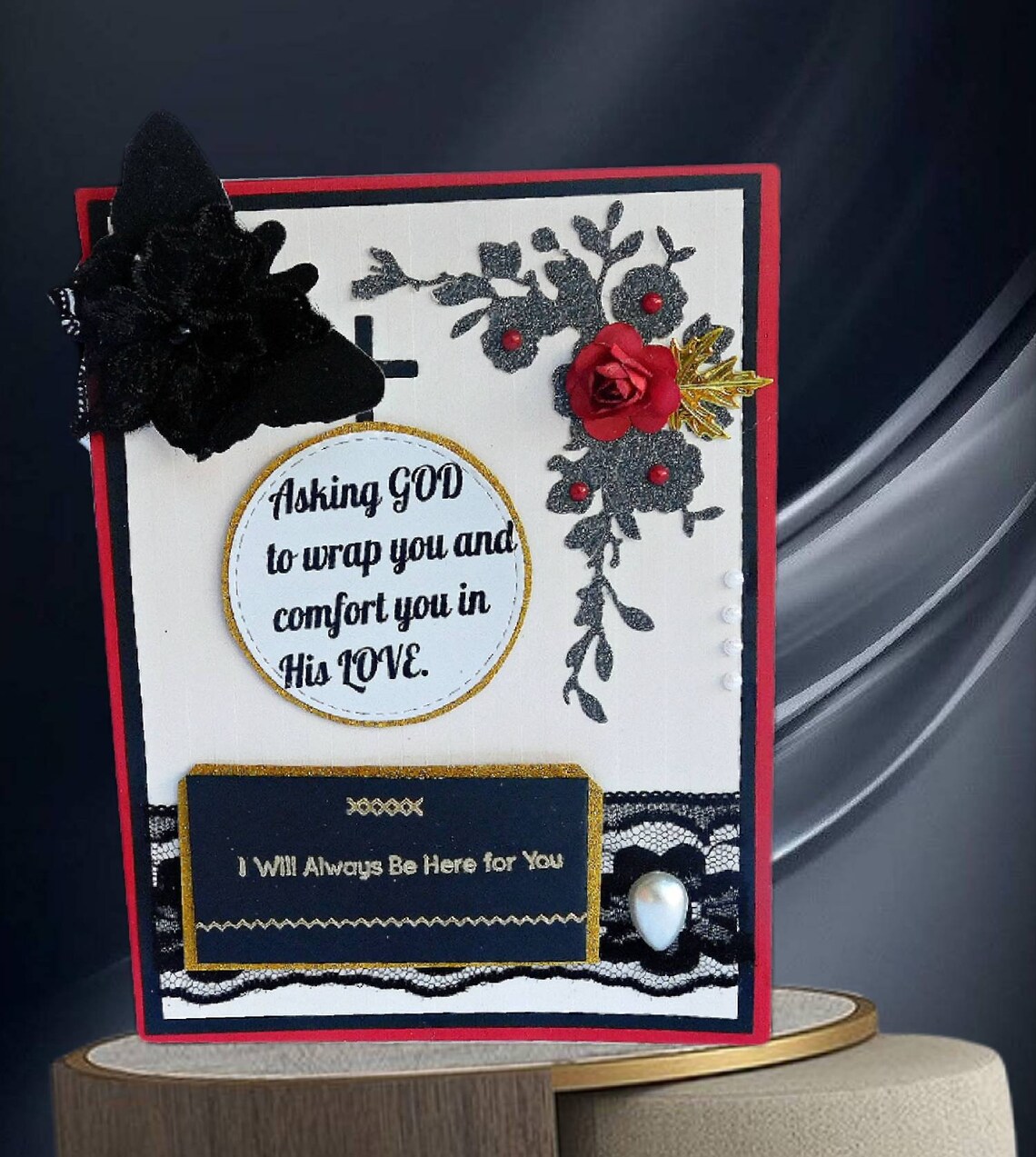 Bereavement card for loss of Wife Husband Family member. Etsy