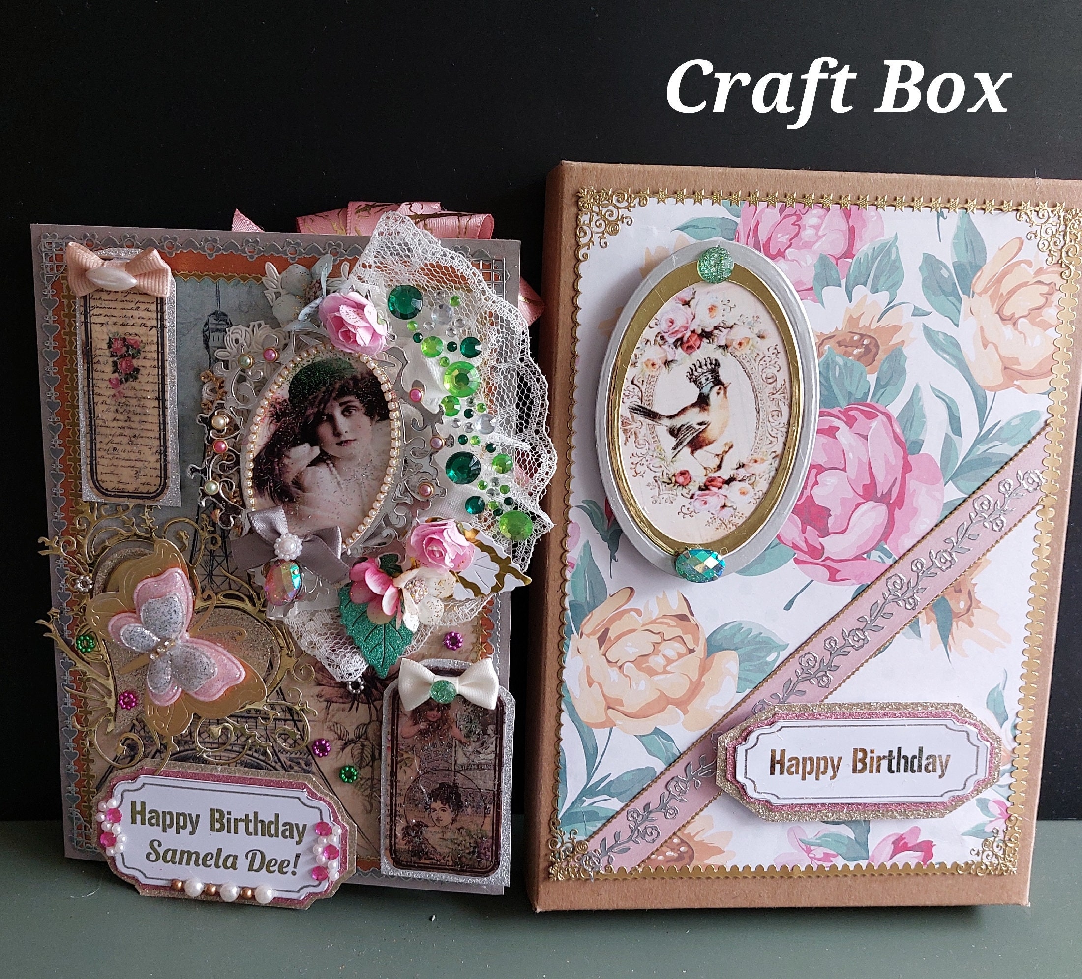 Old English Co. Biglietto di compleanno per donne, favoloso biglietto di compleanno per lei, design con silhouette glitterata in lamina dorata, biglietto di compleanno scintillante per figlia, nipote