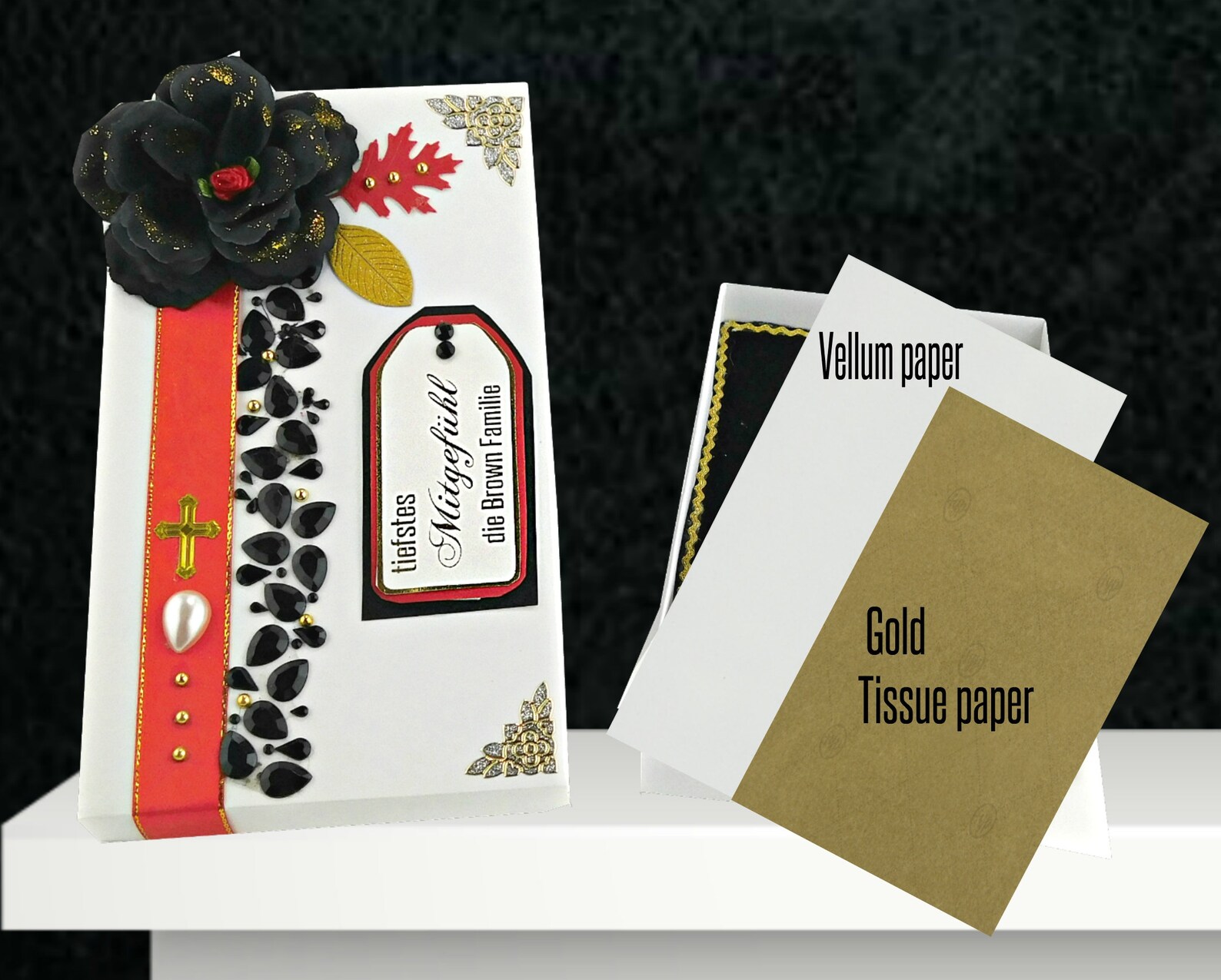 Sympathy favor box. Condolence gift box for sending love and Etsy