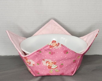 Funda para tazón estilo años 70 con diseño de Strawberry Shortcake