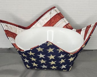 Fundas para cuencos con diseño de estrellas y rayas