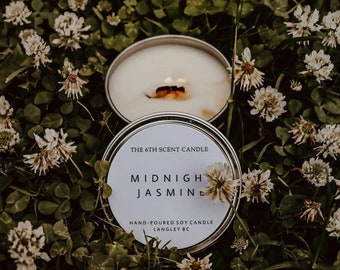 Midnight Jasmine Scented Candle | Flower Candle | Spring Candle | Home Decor