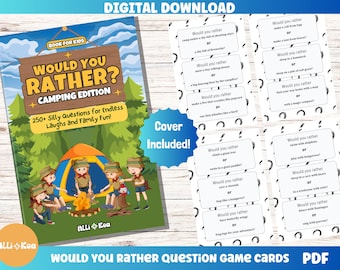 Camping Would You Rather Game Printable: 250+ Family Questions (PDF Printable)