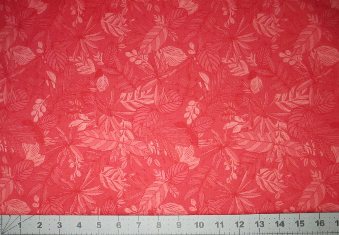 Boundless Collage Botanical Blenders Fabric Cactus Flower Etsy