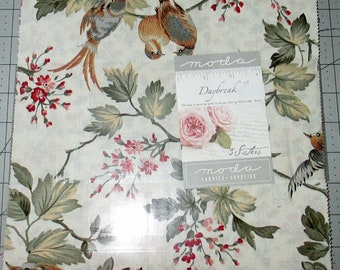 Moda Daybreak 3 Sisters Victorian Calico Vintage Floral Prints  100% Cotton Fabric Layer Cake 10" Squares 42 pieces