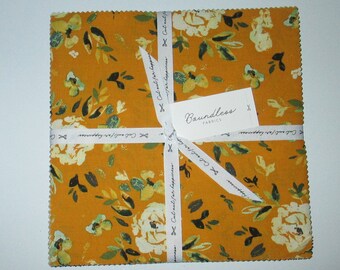 Moda Charm pack CIDER fall line from Basicgrey 42 5 squares cotton fabric 30640PP