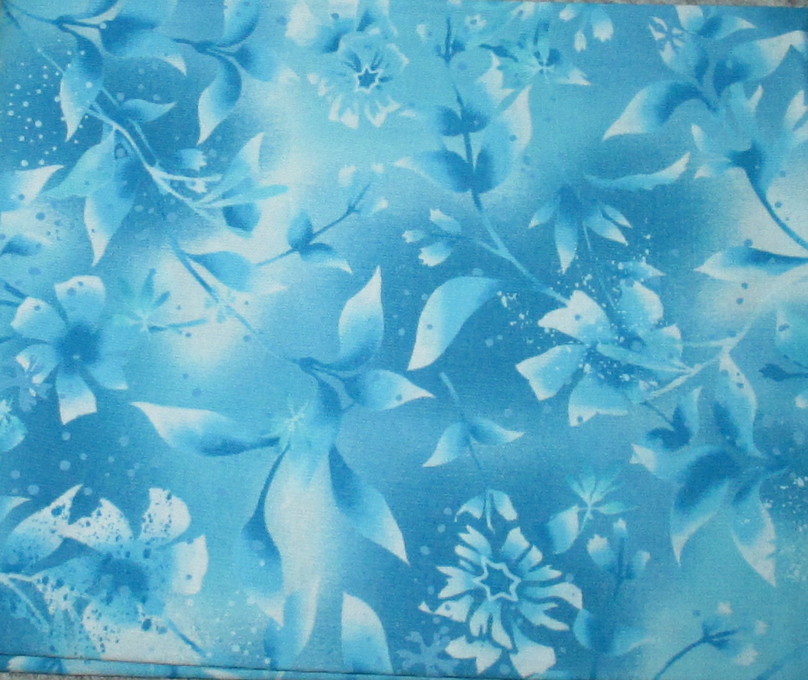 Boundless Botanical Blenders Blue Tonal Fabric by Yard 100 Cotton