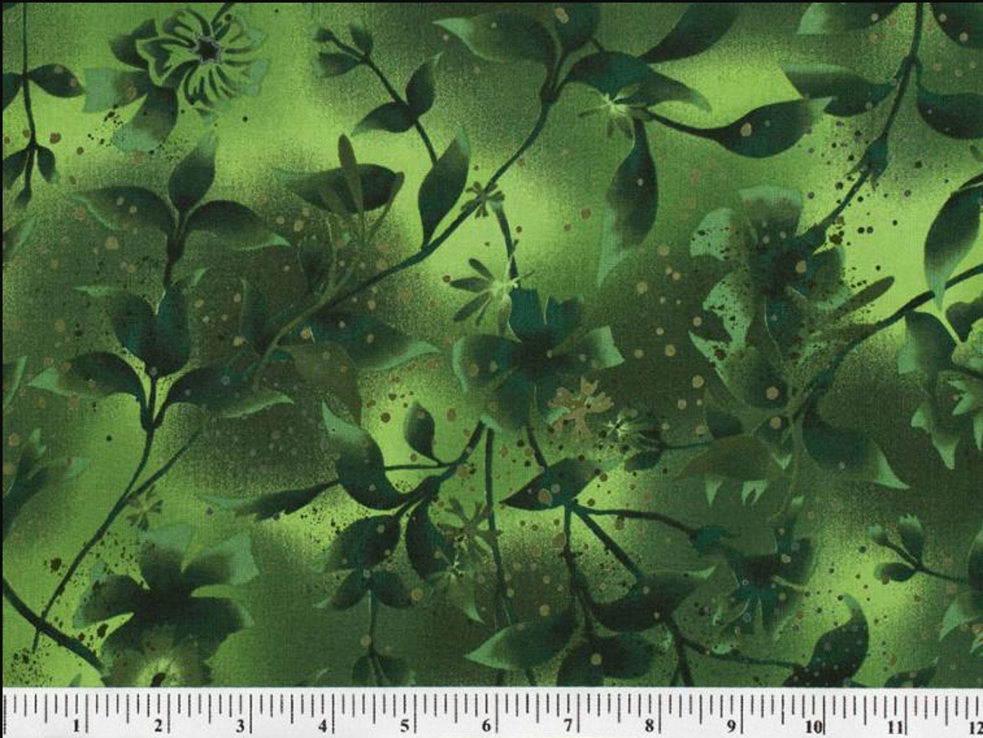 Boundless Botanical Blenders Tonal Fabric Green Tones by Yard Etsy