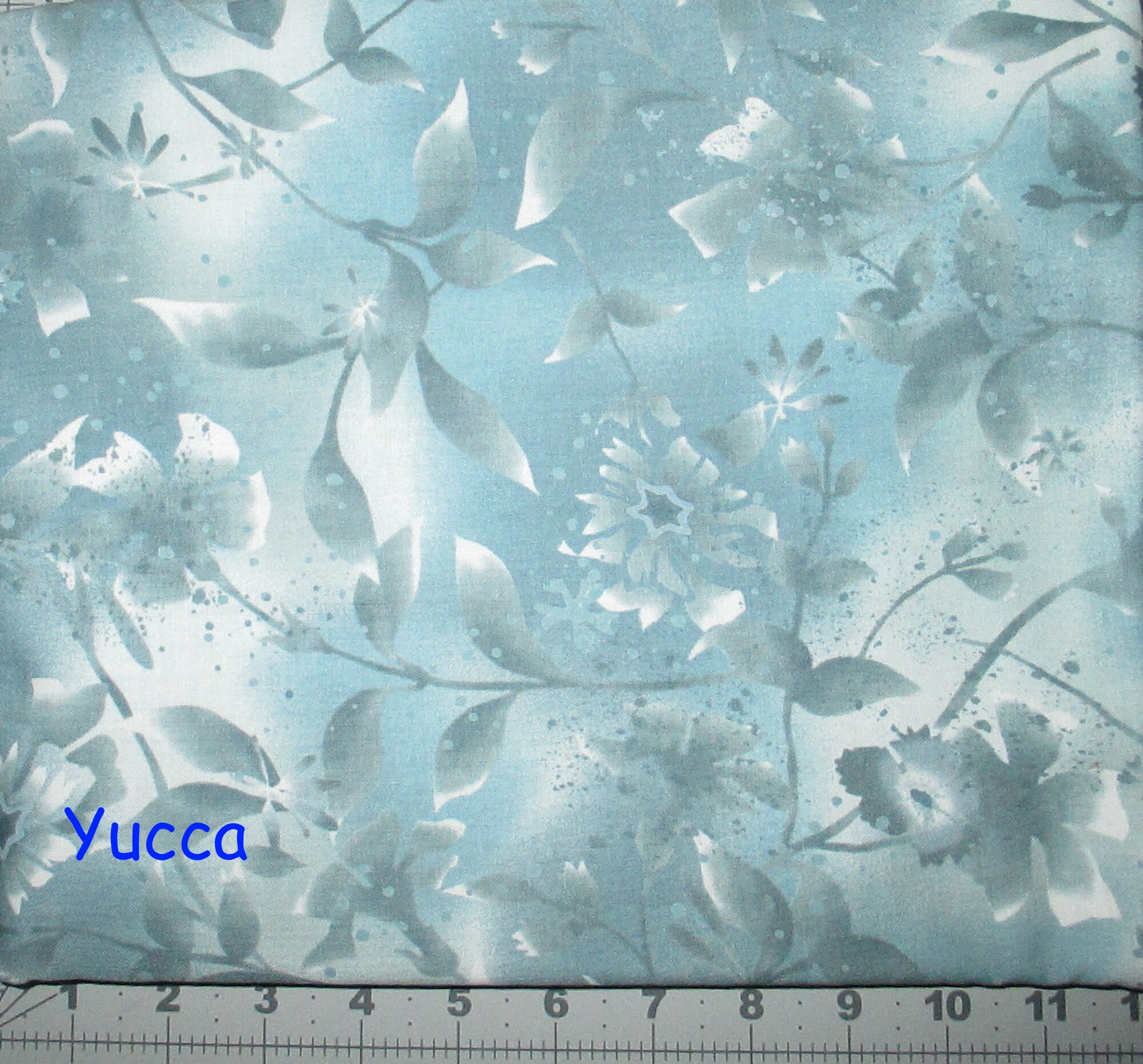 Boundless Botanical Blenders Blue Tonal Fabric by Yard 100 Etsy