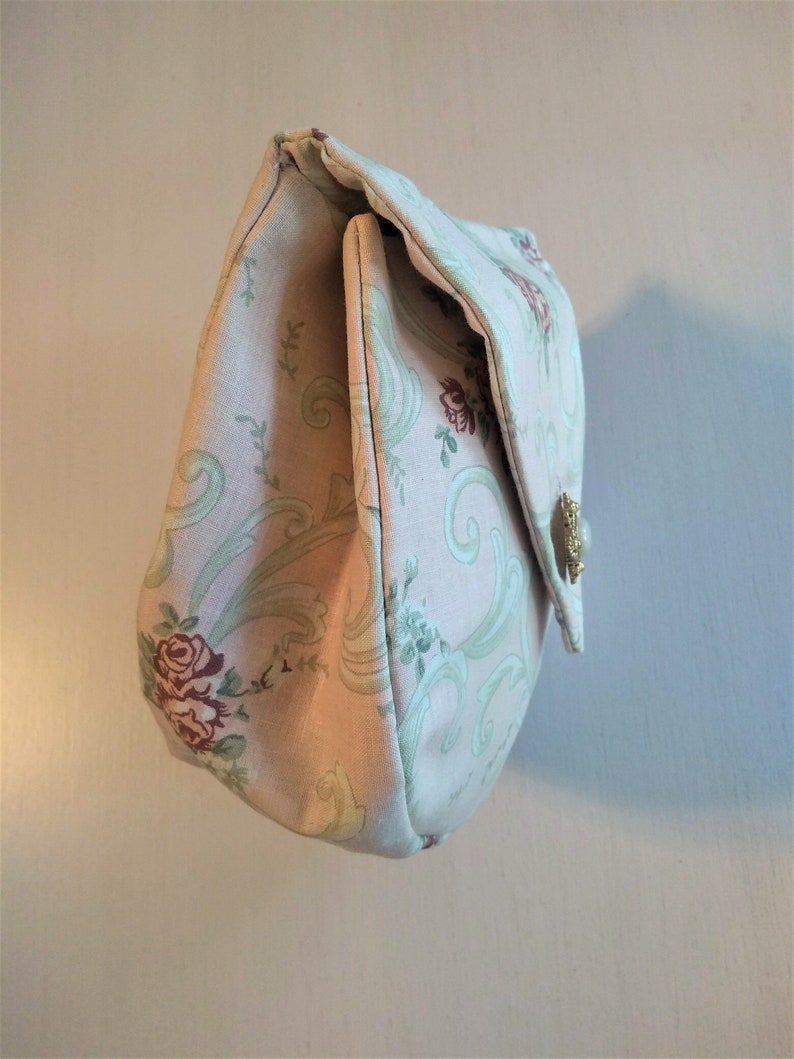 Renaissance Belt Pouch Medieval Rose Pink Baroque