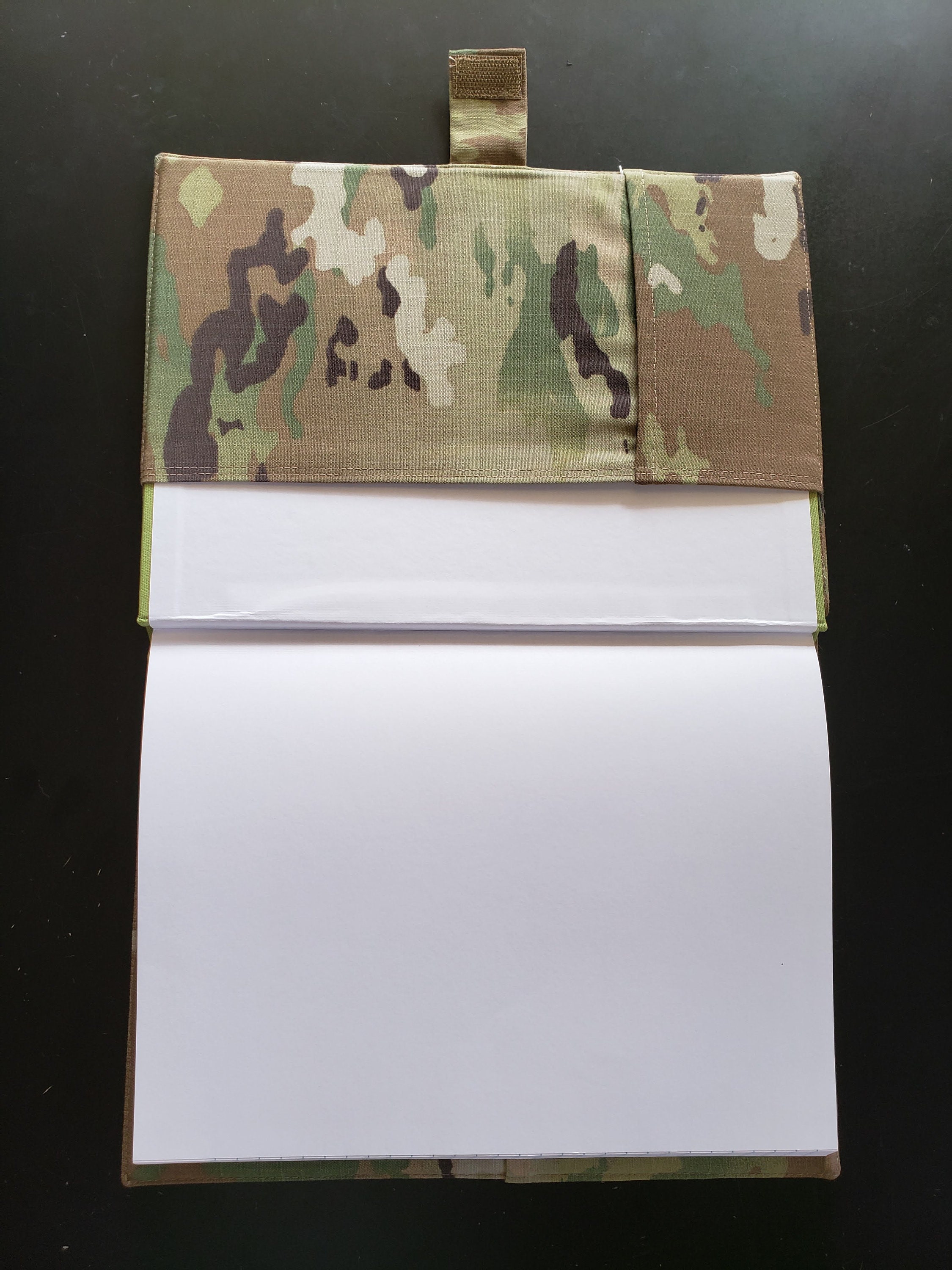 Large Military Tactical Green Book Journal Cover Etsy